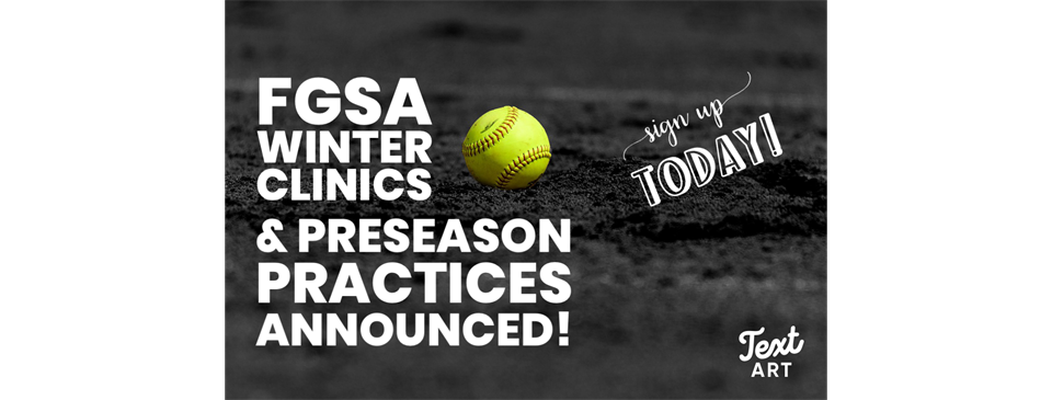 Free Winter Clinics & Preseason Practice Schedule Announced!